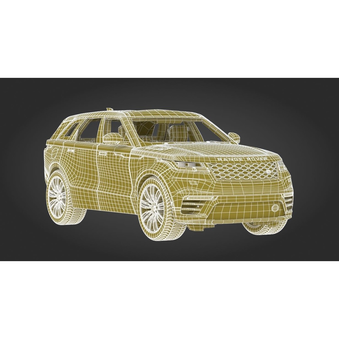 2018 Land Rover Range Rover Velar 3D Model – High Poly PBR Asset, FBX - View 23