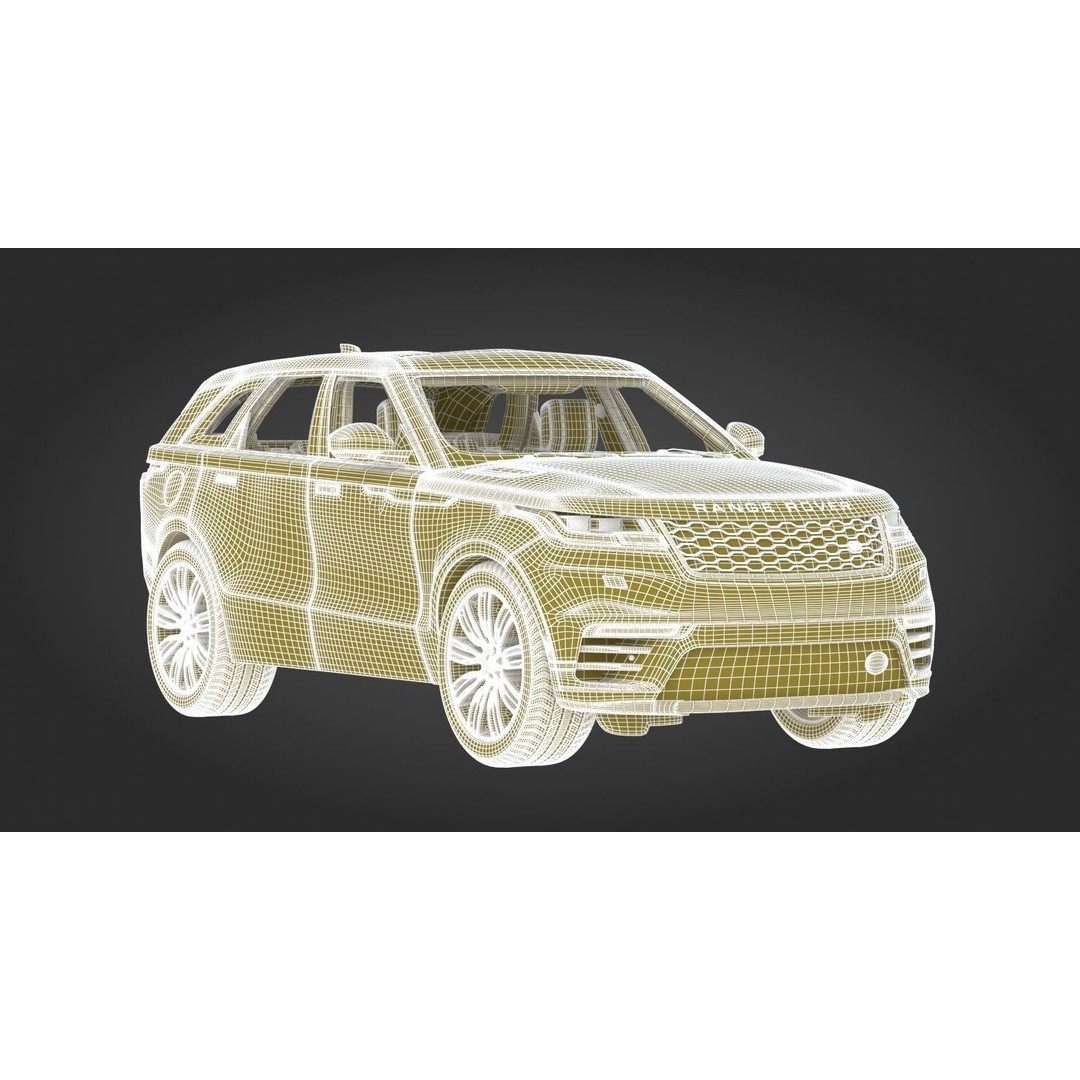 2018 Land Rover Range Rover Velar 3D Model – High Poly PBR Asset, FBX - View 24