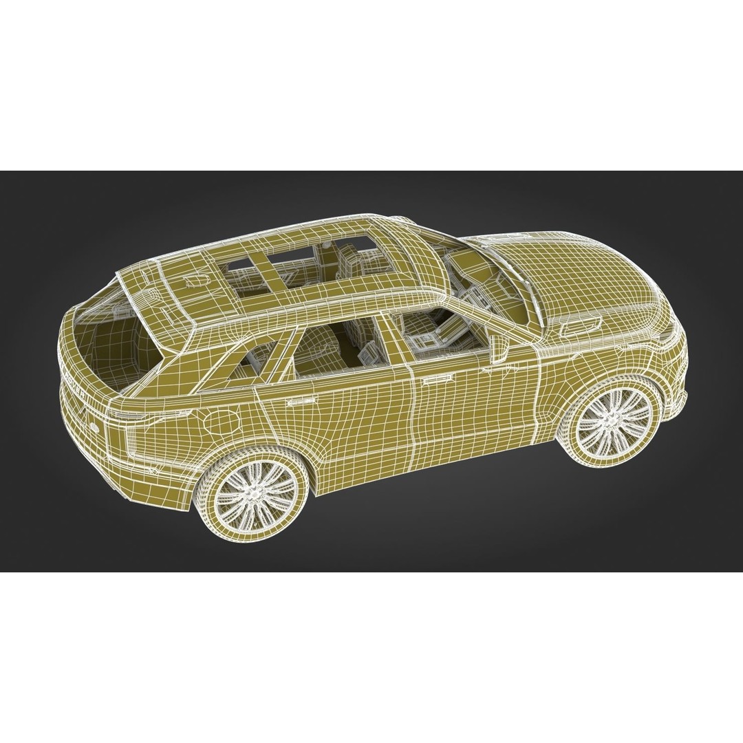 2018 Land Rover Range Rover Velar 3D Model – High Poly PBR Asset, FBX - View 25