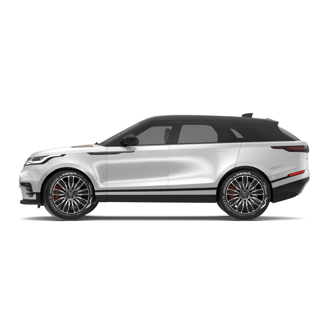 2018 Land Rover Range Rover Velar 3D Model – High Poly PBR Asset, FBX - View 4