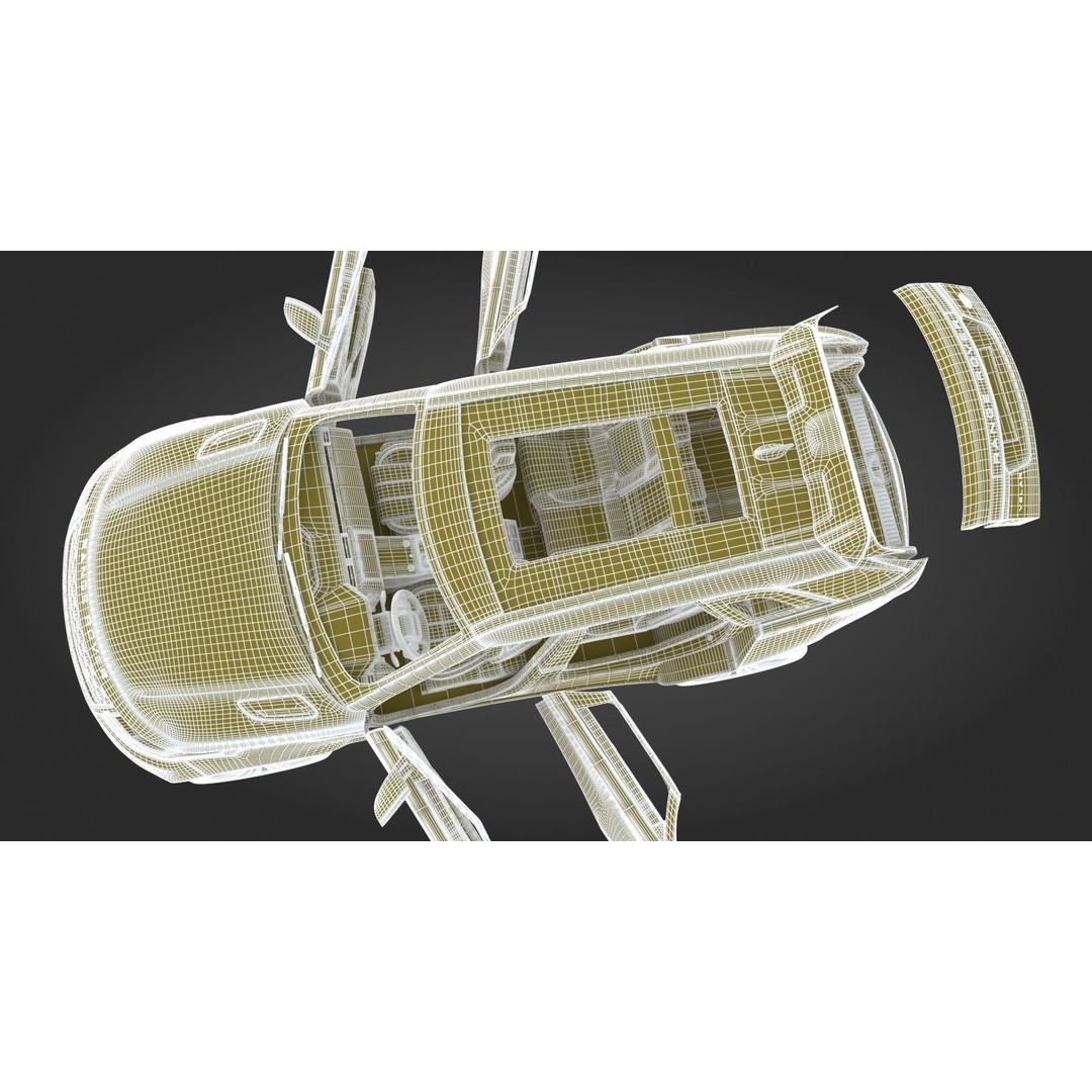 2018 Land Rover Range Rover Velar 3D Model – High Poly PBR Asset, FBX - View 40