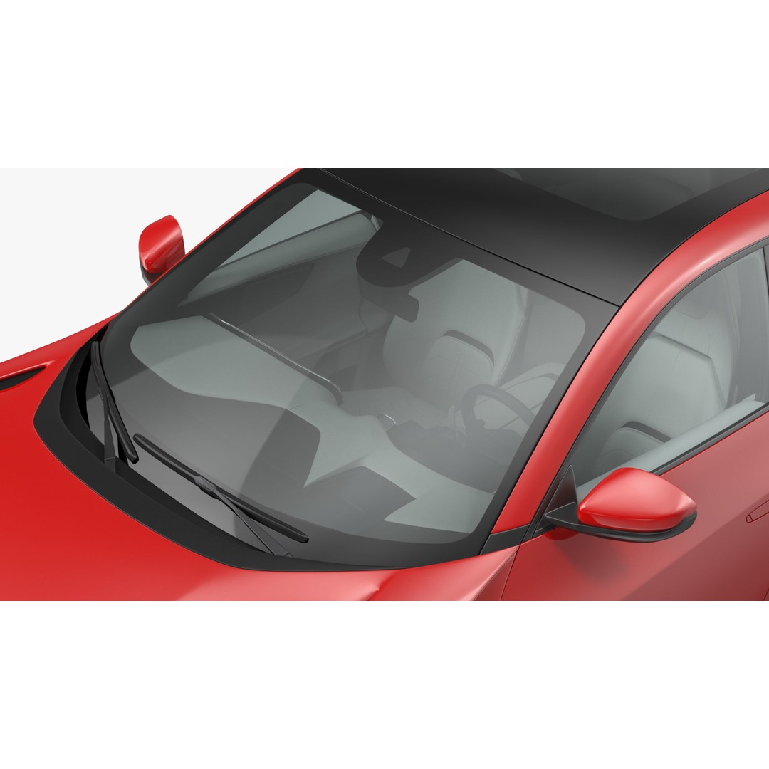 2023 Red Ferrari Purosangue SUV 3D Model – High Poly Game-Ready FBX - View 16