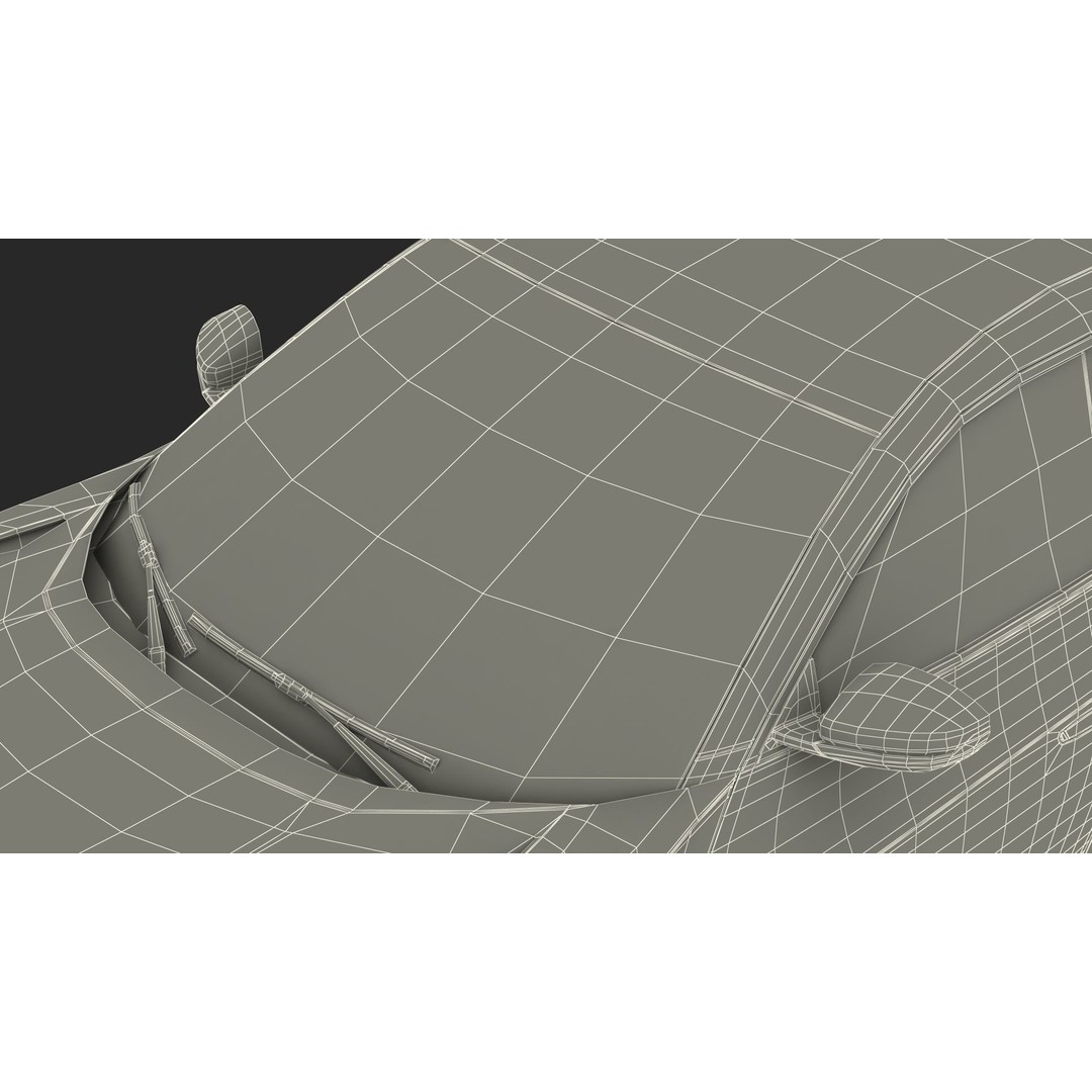 2023 Red Ferrari Purosangue SUV 3D Model – High Poly Game-Ready FBX - View 37