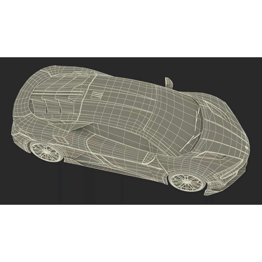 BYD Yangwang U9 Violet Color 3D Model – High Poly PBR Asset, FBX, OBJ - View 34