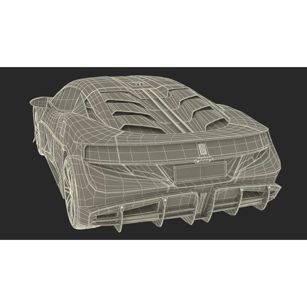 BYD Yangwang U9 Violet Color 3D Model – High Poly PBR Asset, FBX, OBJ - View 37