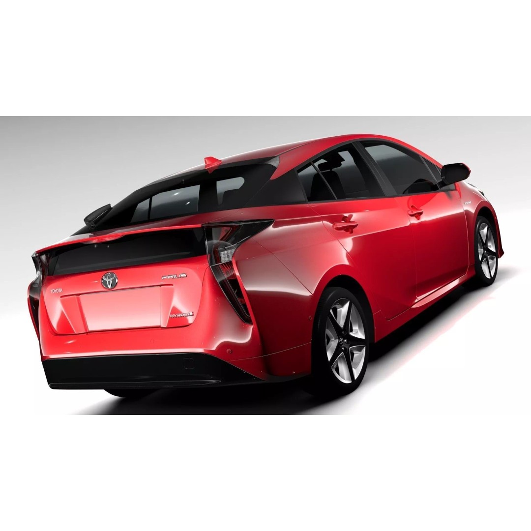 Toyota Prius 2016 3D Model – High Poly Photorealistic Asset, FBX - View 10