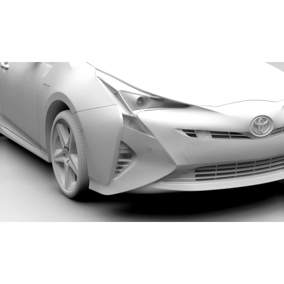 Toyota Prius 2016 3D Model – High Poly Photorealistic Asset, FBX - View 18