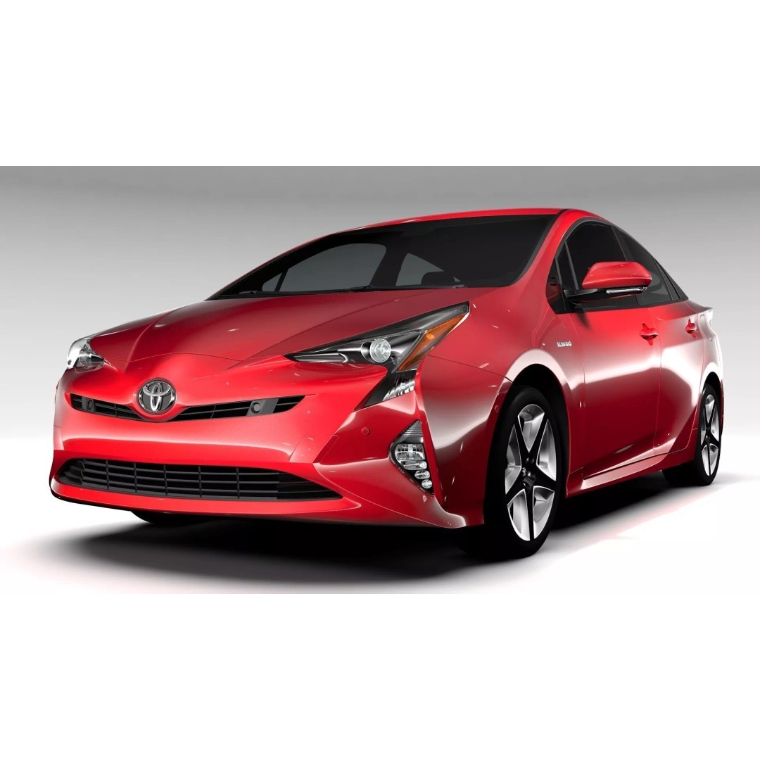 Toyota Prius 2016 3D Model – High Poly Photorealistic Asset, FBX - View 2