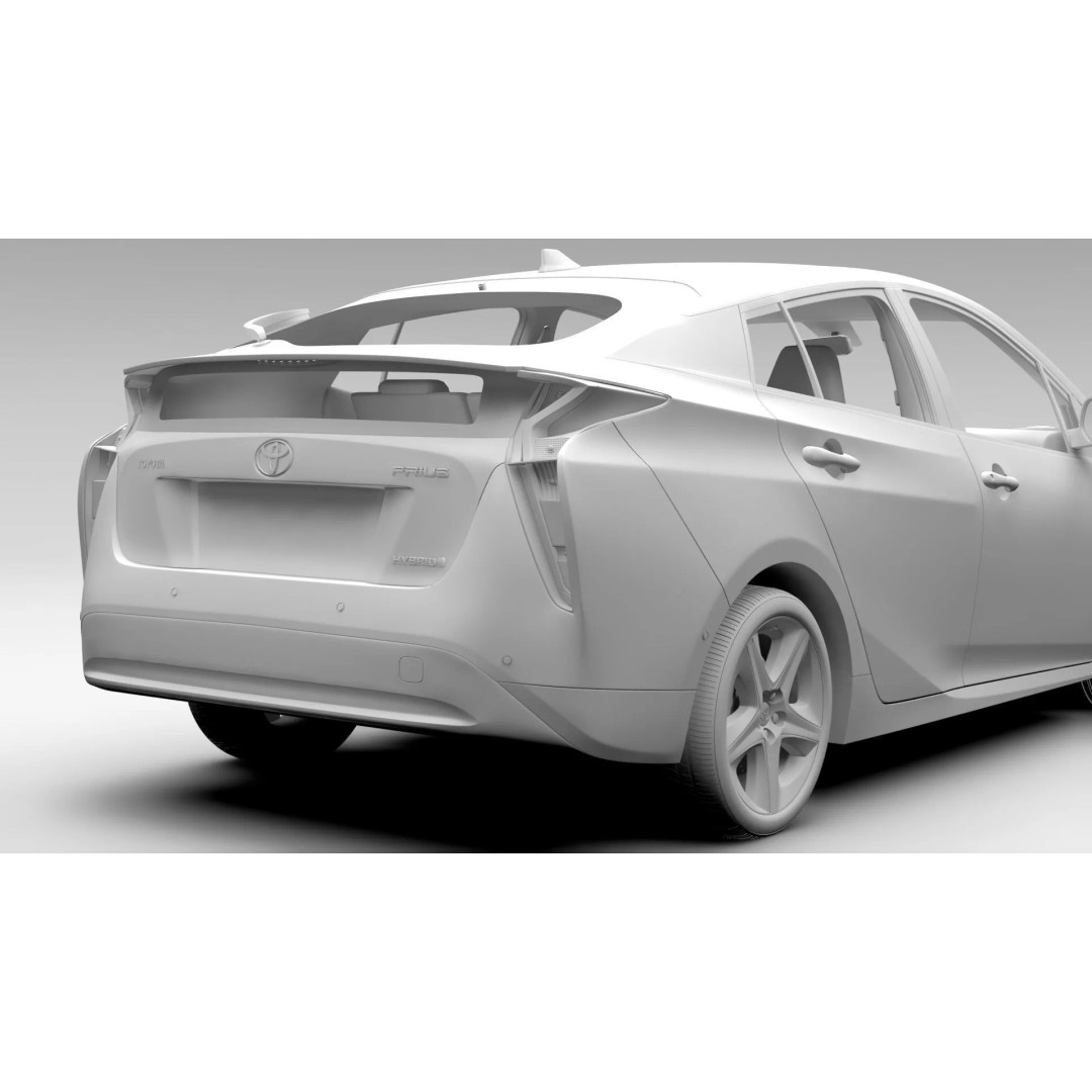 Toyota Prius 2016 3D Model – High Poly Photorealistic Asset, FBX - View 21