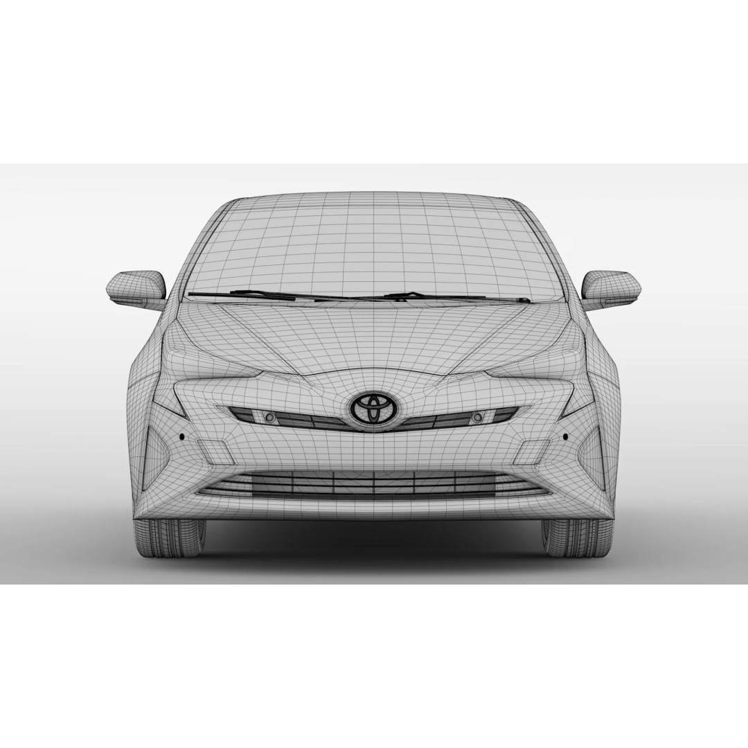 Toyota Prius 2016 3D Model – High Poly Photorealistic Asset, FBX - View 22