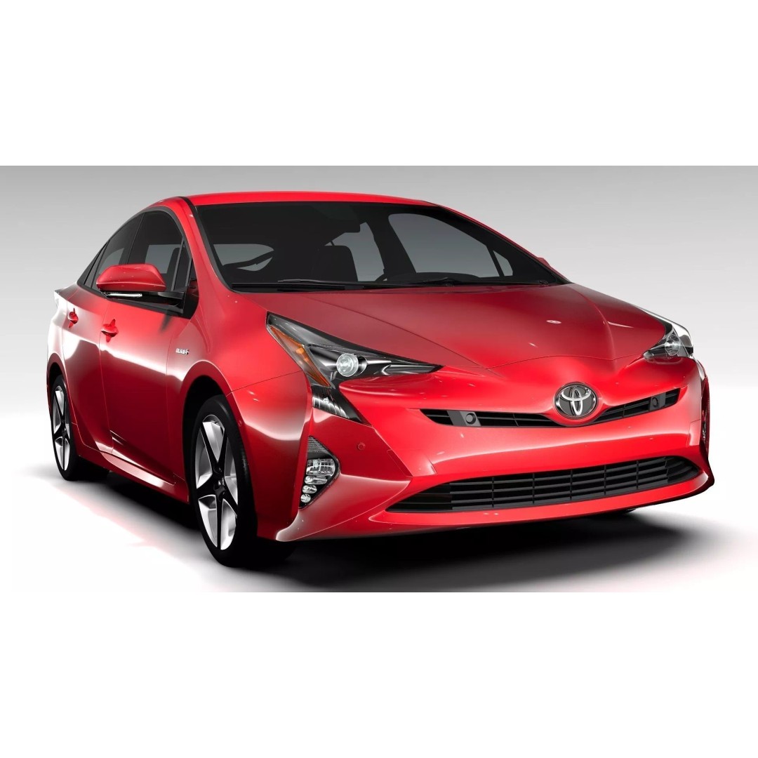 Toyota Prius 2016 3D Model – High Poly Photorealistic Asset, FBX - View 4