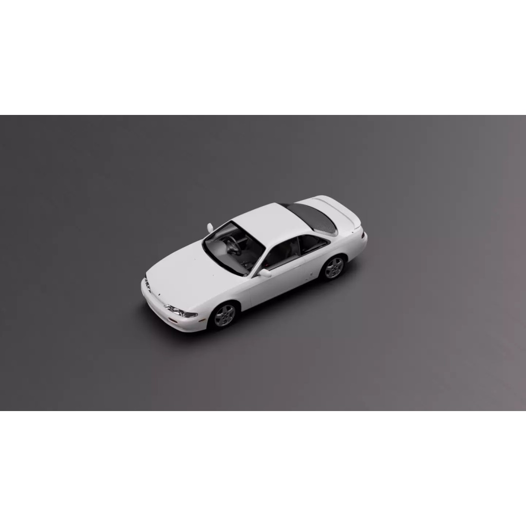 Nissan Silvia S14 3D Model – High Fidelity Vehicle Asset, FBX, OBJ