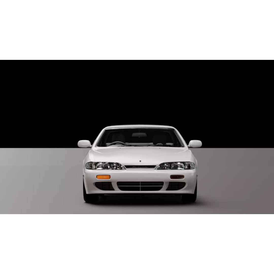 Nissan Silvia S14 3D Model – High Fidelity Vehicle Asset, FBX, OBJ - View 10