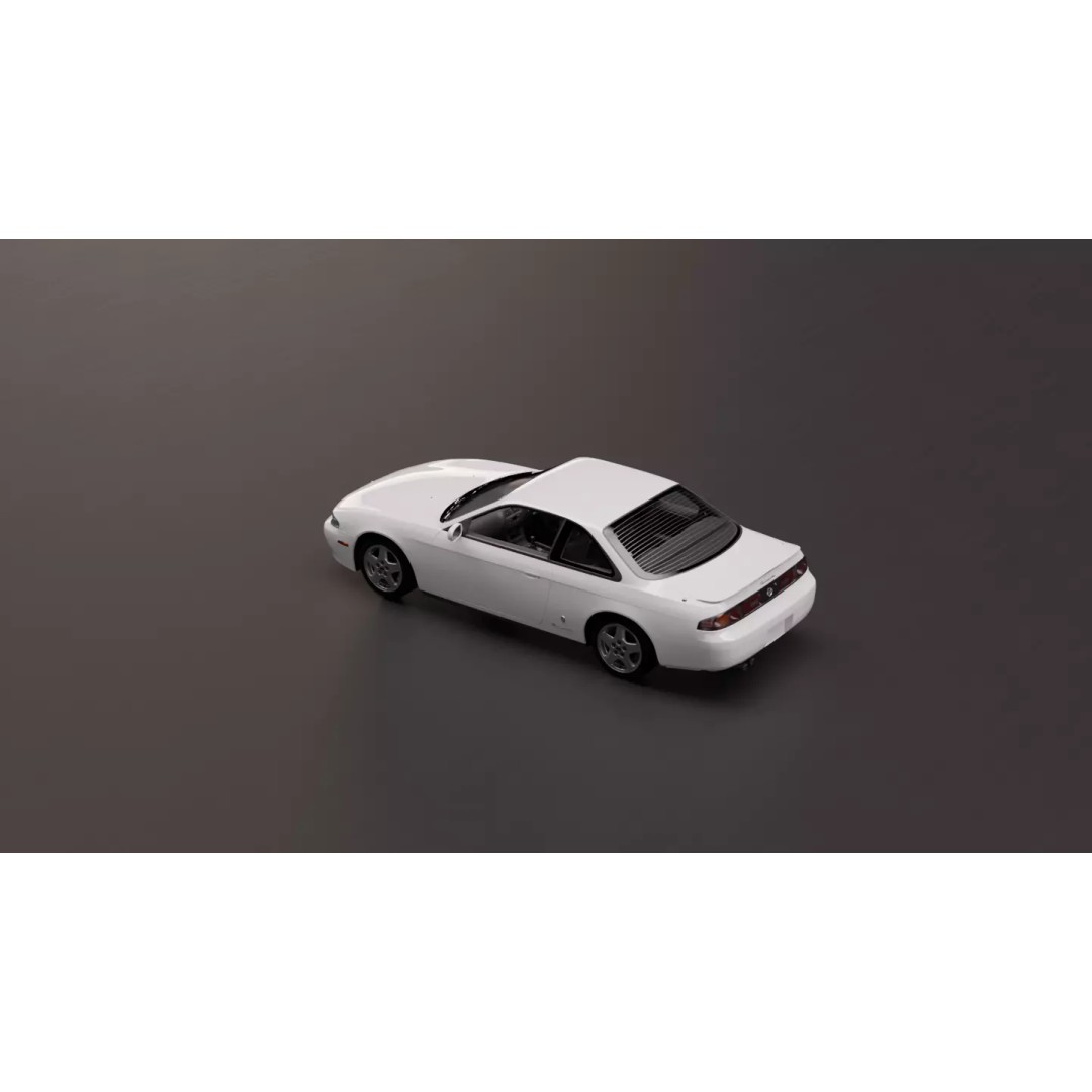 Nissan Silvia S14 3D Model – High Fidelity Vehicle Asset, FBX, OBJ - View 17