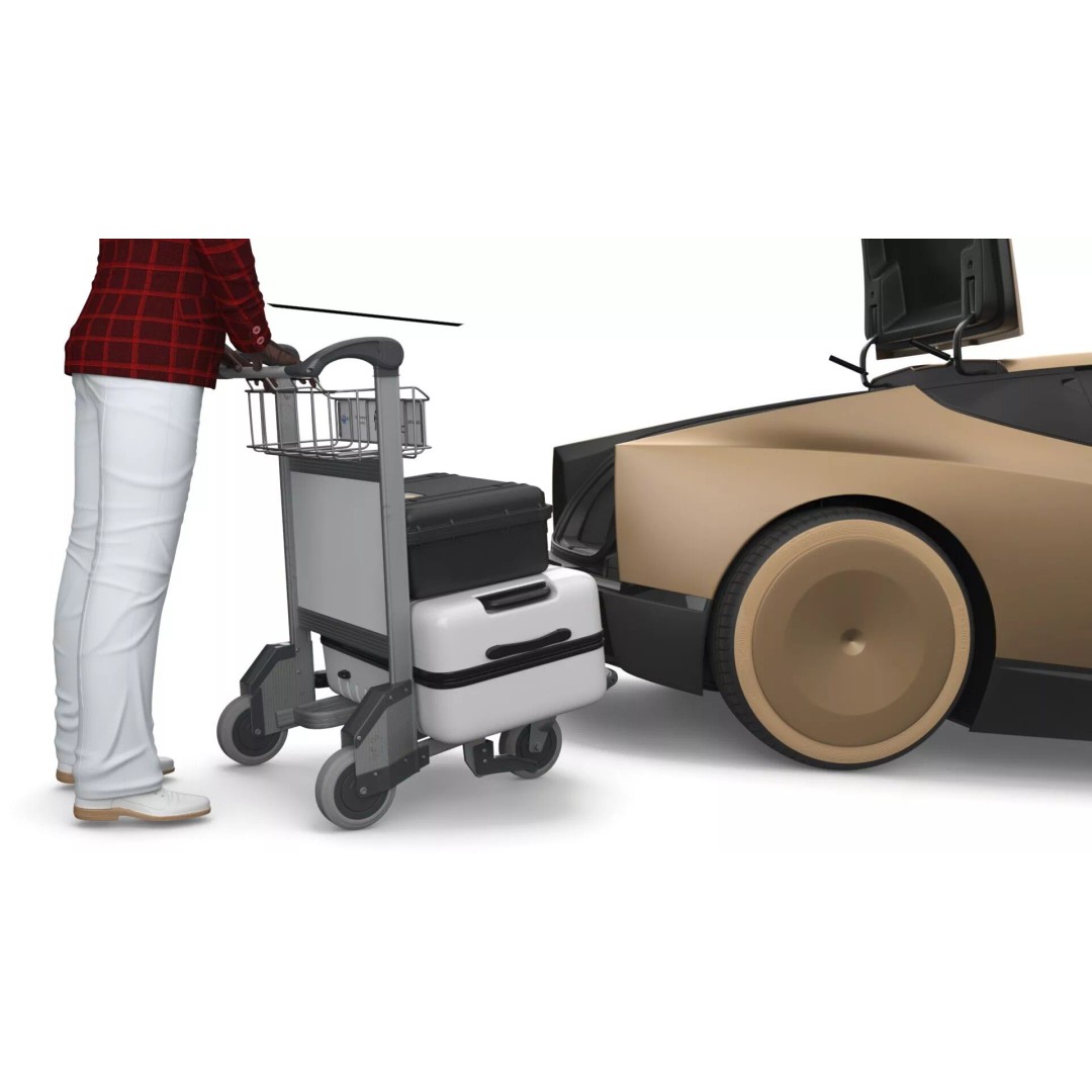 Tesla Cybercab Robotaxi 3D Model – Futuristic EV Concept, PBR Textures - View 12