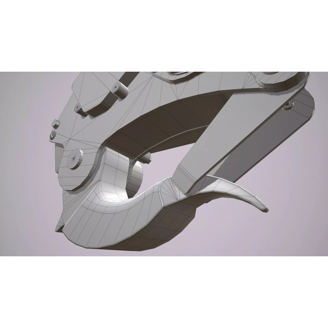 Helicopter Hook C-160 3D Model – Low Poly Game Asset, FBX/OBJ - View 10