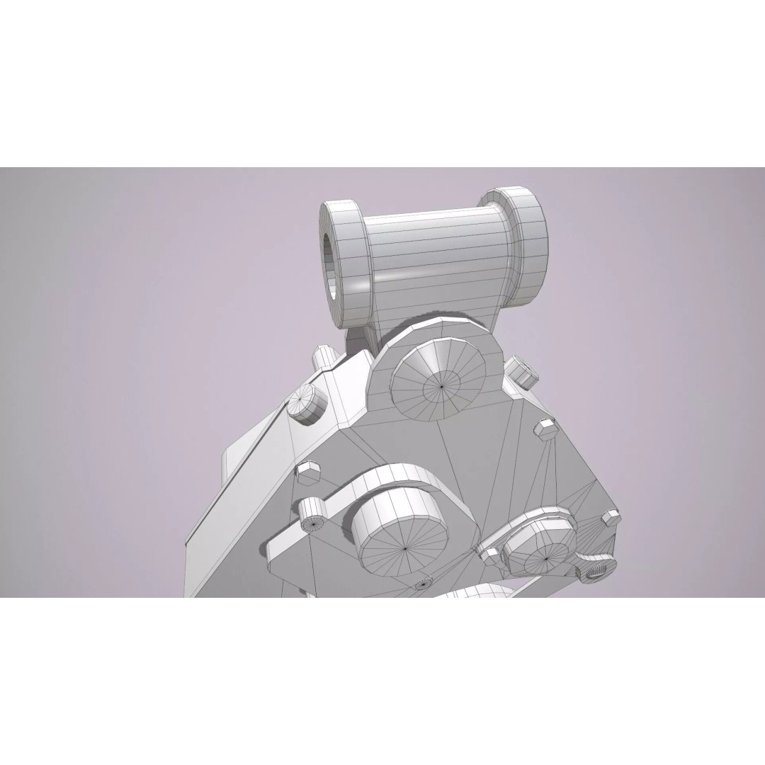 Helicopter Hook C-160 3D Model – Low Poly Game Asset, FBX/OBJ - View 12