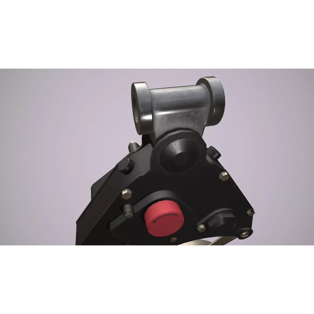 Helicopter Hook C-160 3D Model – Low Poly Game Asset, FBX/OBJ - View 7