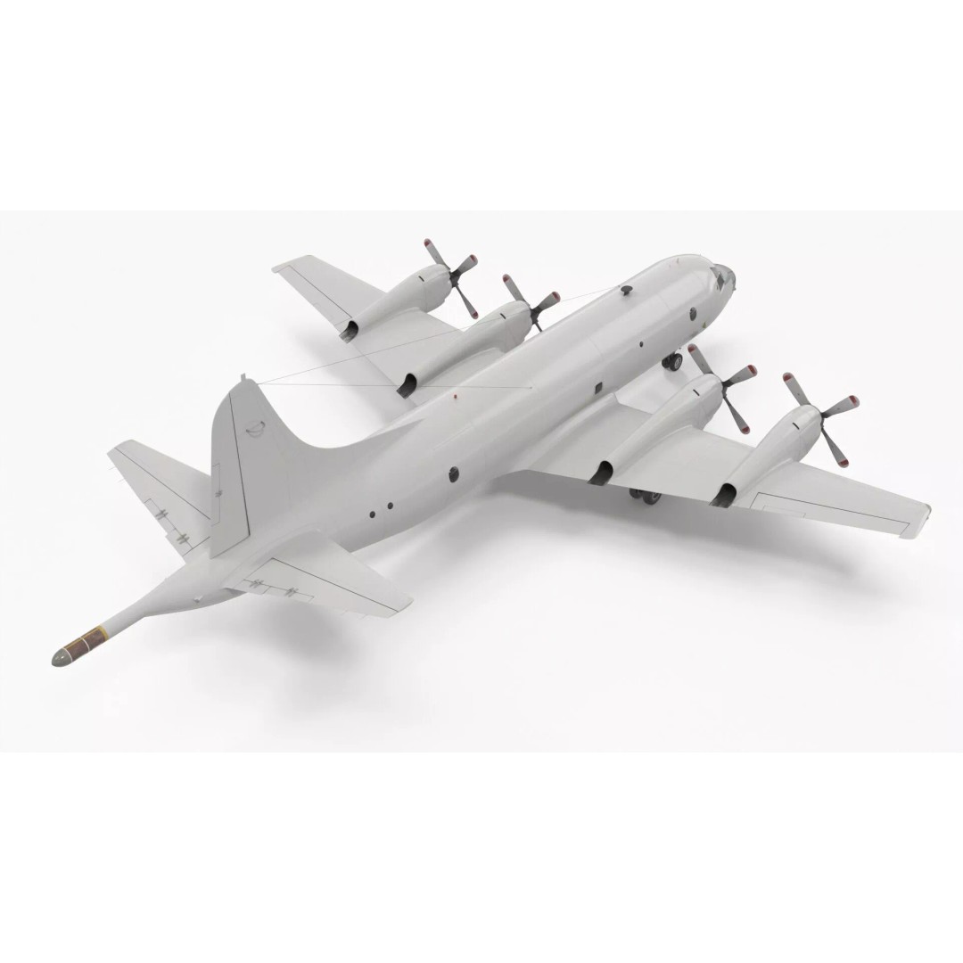 Maritime Patrol Aircraft 3D Model – PBR Textured Military Asset, FBX - View 10