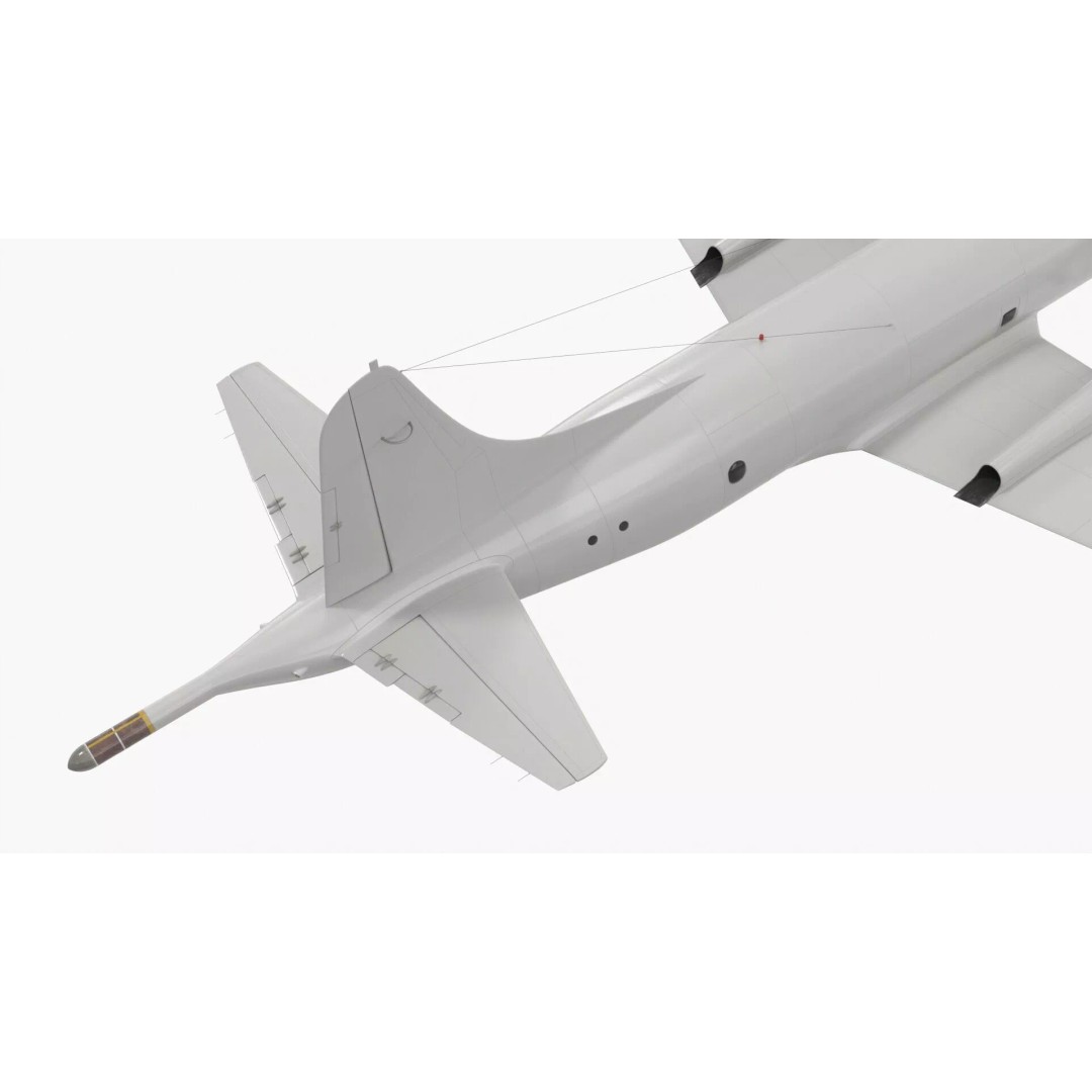 Maritime Patrol Aircraft 3D Model – PBR Textured Military Asset, FBX - View 14
