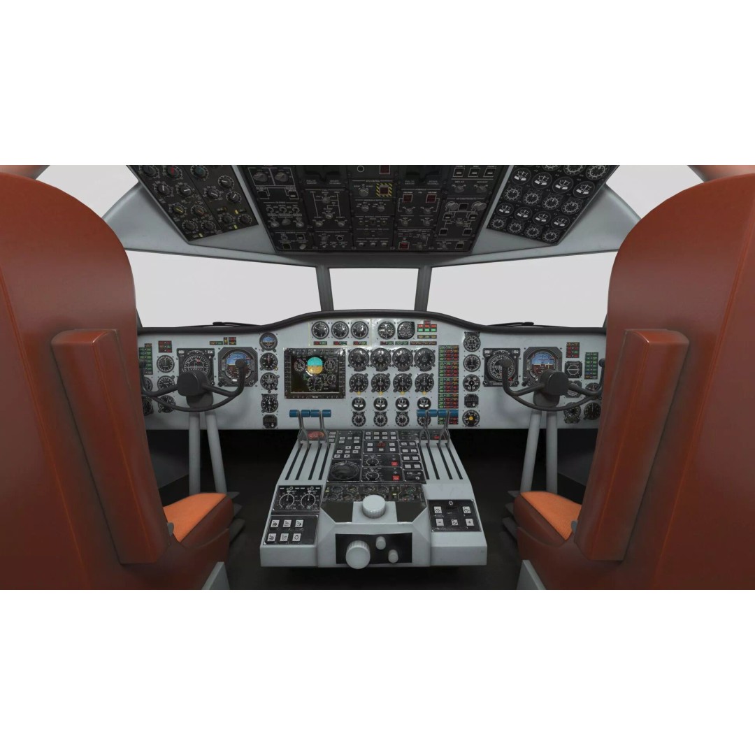 Maritime Patrol Aircraft 3D Model – PBR Textured Military Asset, FBX - View 15