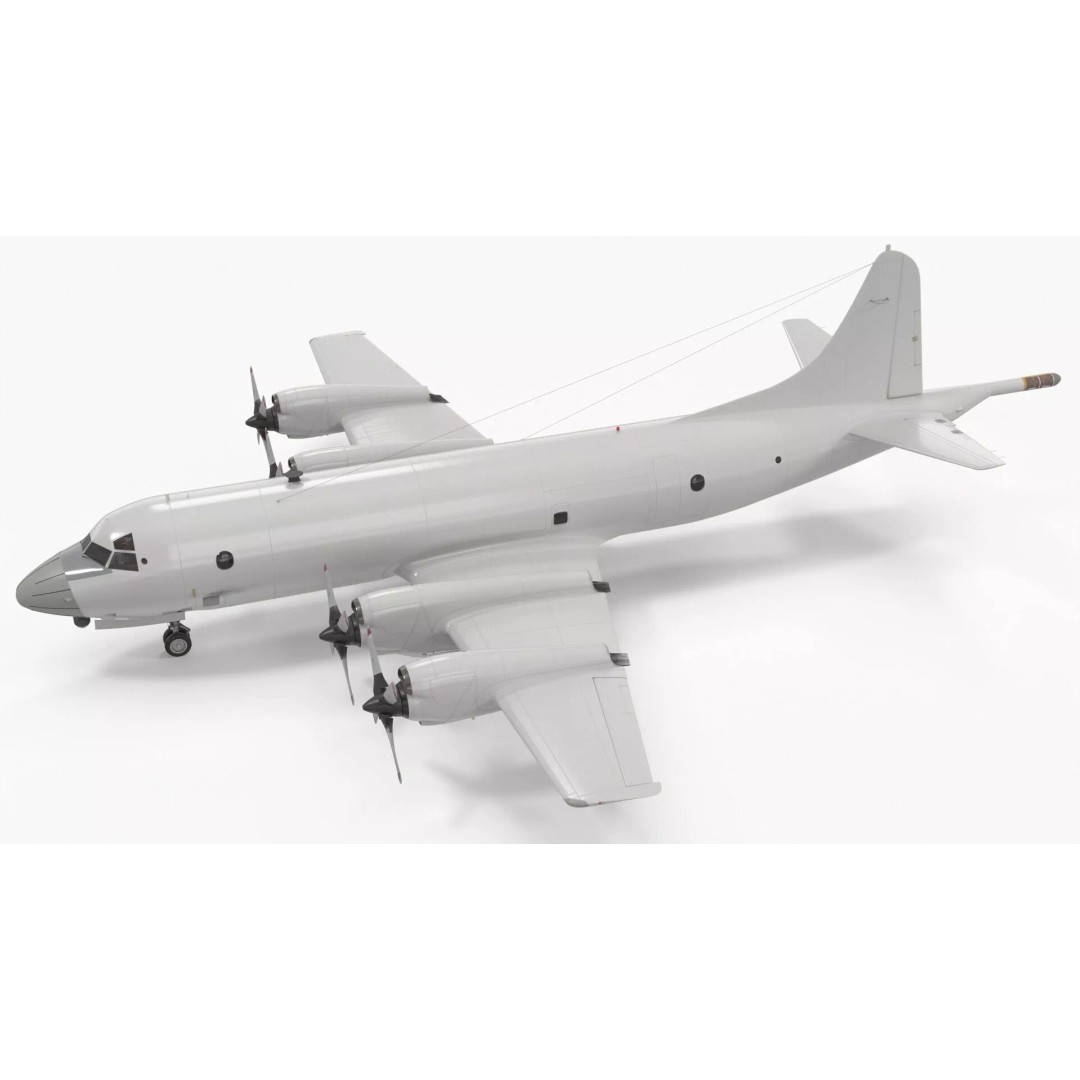Maritime Patrol Aircraft 3D Model – PBR Textured Military Asset, FBX - View 2