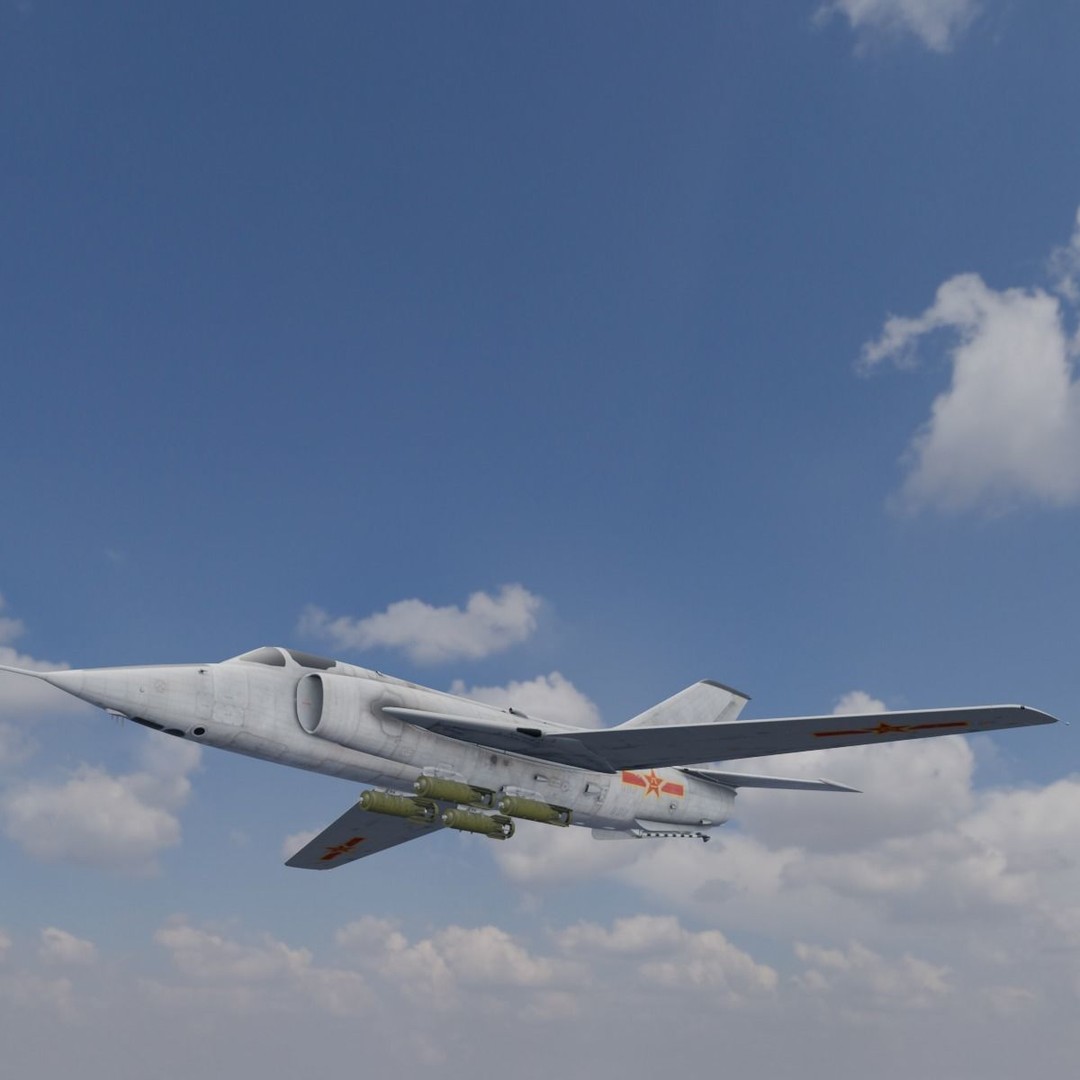Airplane 3D Model – Low Poly Aircraft Asset, FBX, OBJ - View 10