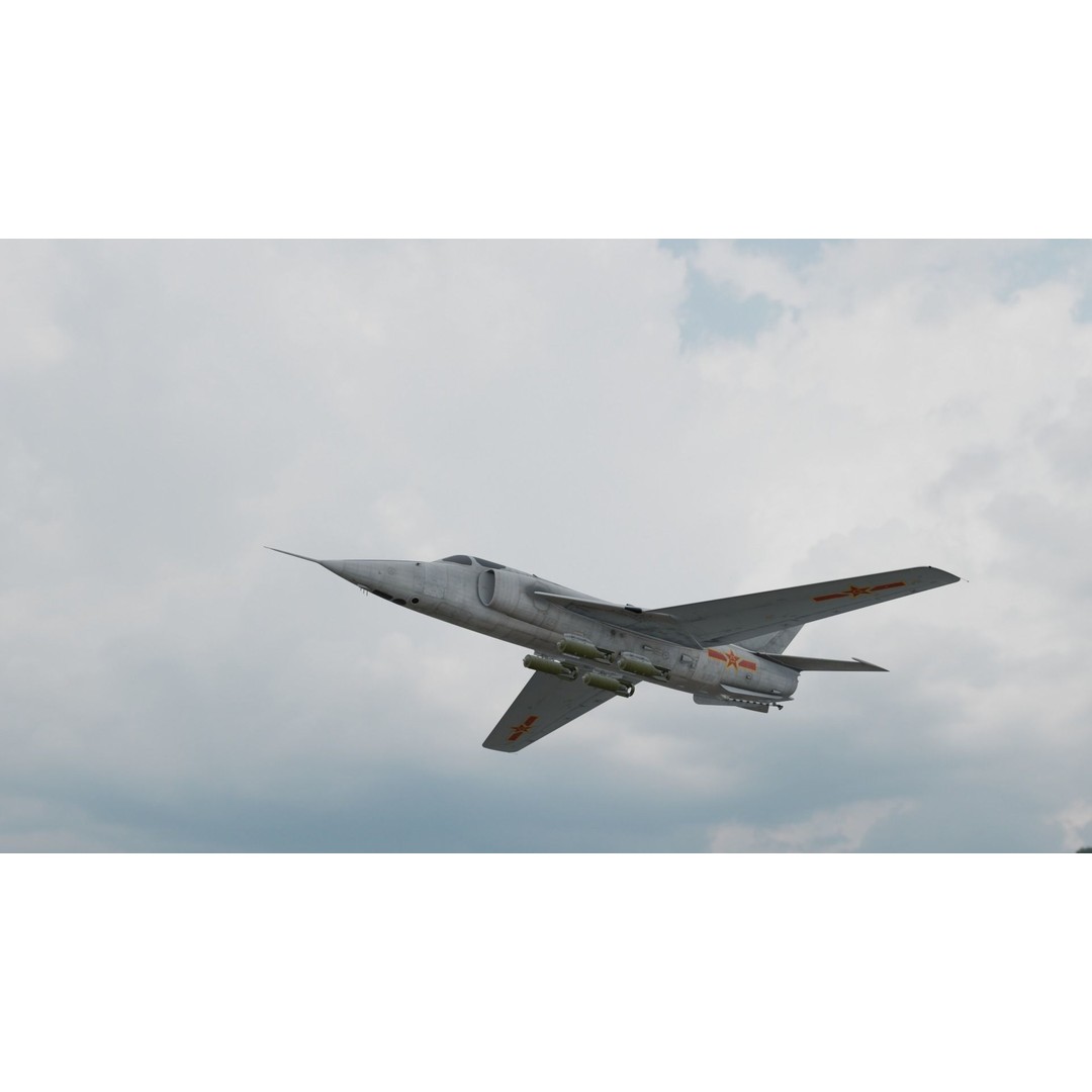 Airplane 3D Model – Low Poly Aircraft Asset, FBX, OBJ - View 15