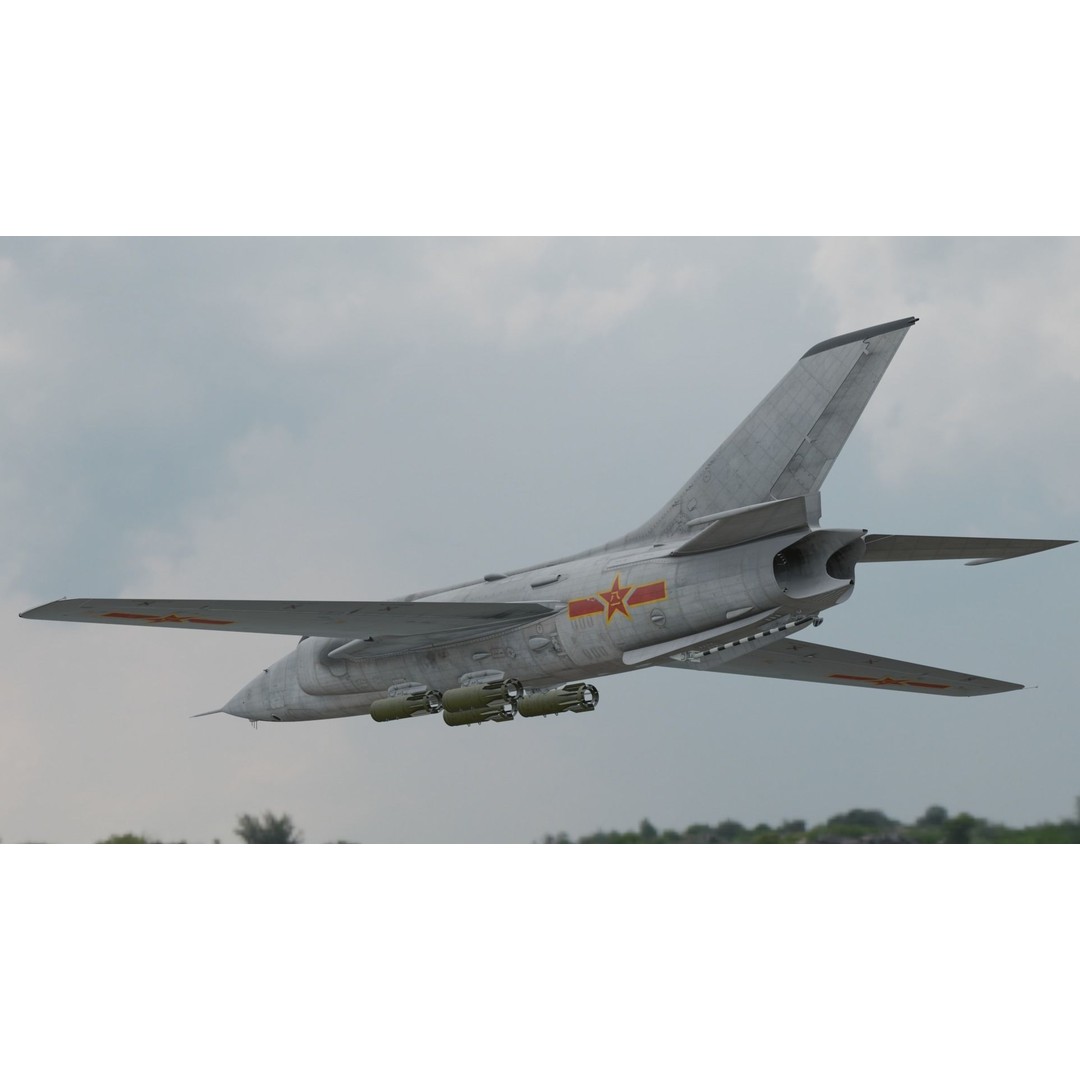 Airplane 3D Model – Low Poly Aircraft Asset, FBX, OBJ - View 16