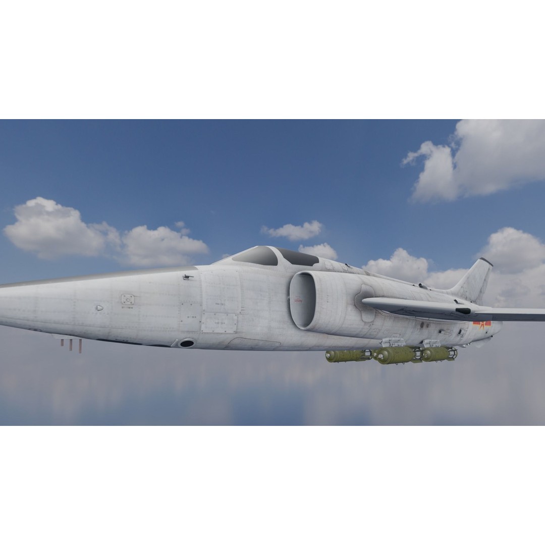 Airplane 3D Model – Low Poly Aircraft Asset, FBX, OBJ - View 18