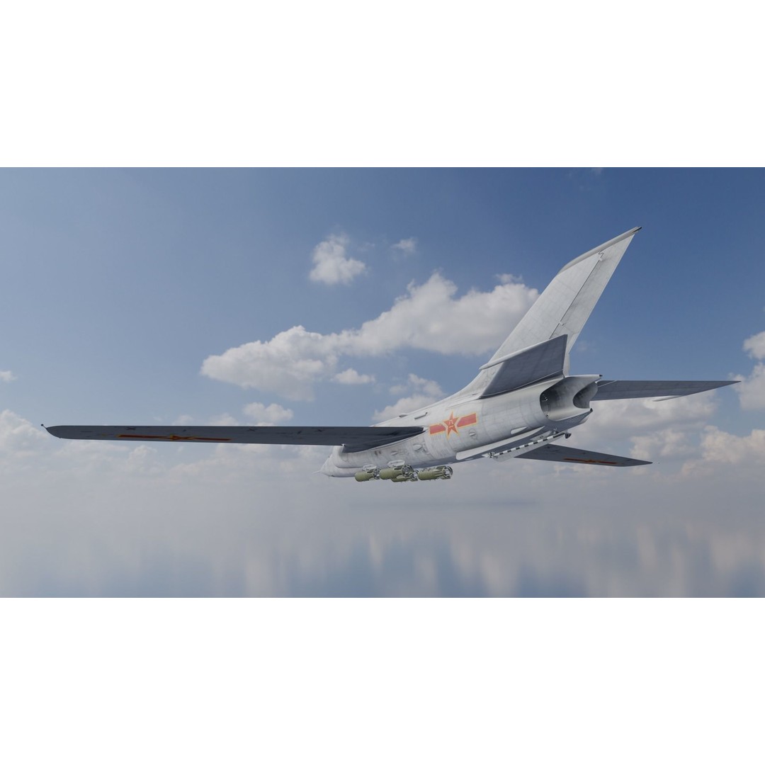 Airplane 3D Model – Low Poly Aircraft Asset, FBX, OBJ - View 19