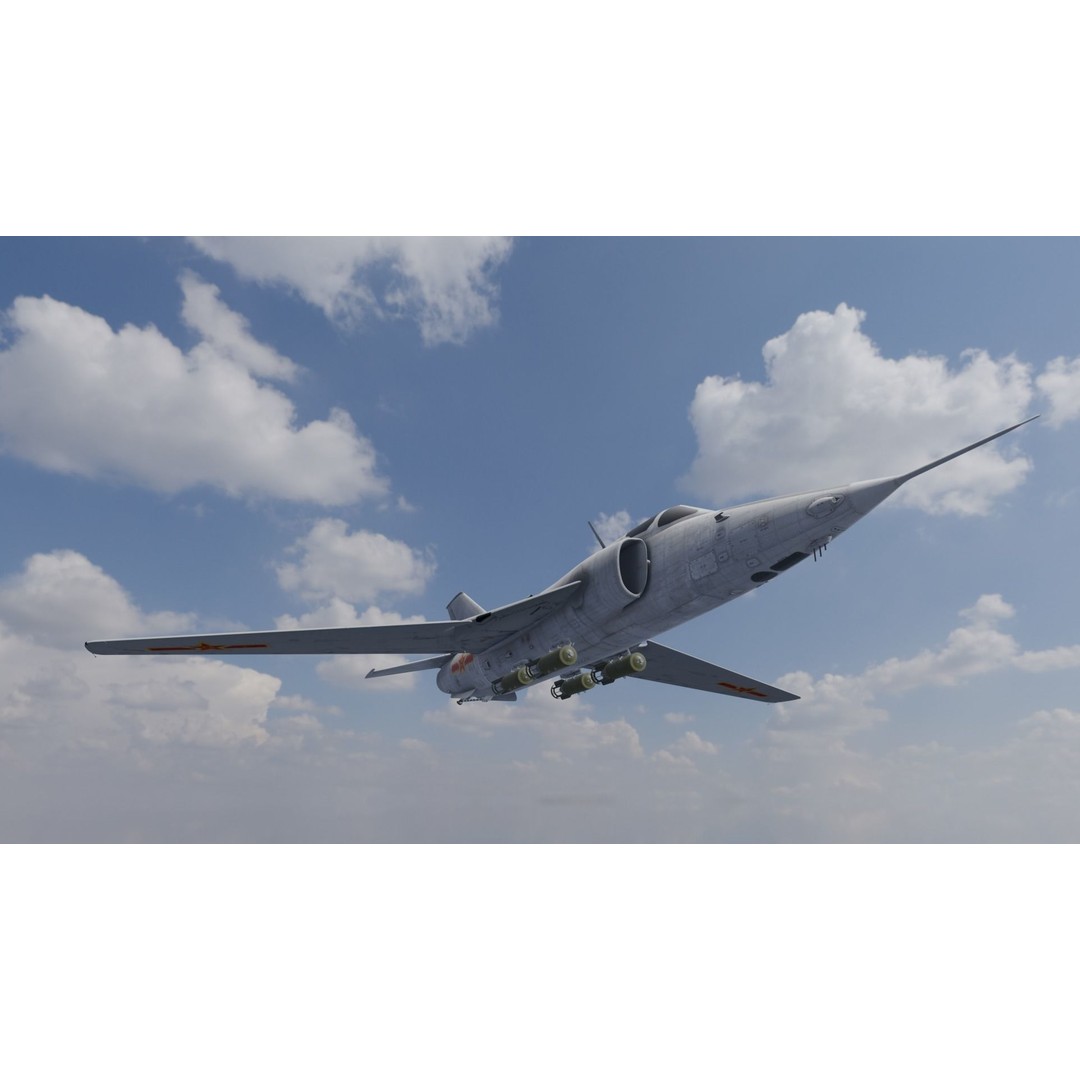 Airplane 3D Model – Low Poly Aircraft Asset, FBX, OBJ - View 7