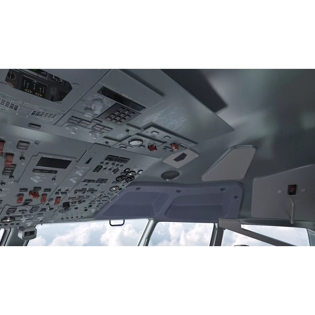 United Airlines Boeing 737 3D Model – High Poly Aircraft with Cockpit and Cabin - View 34