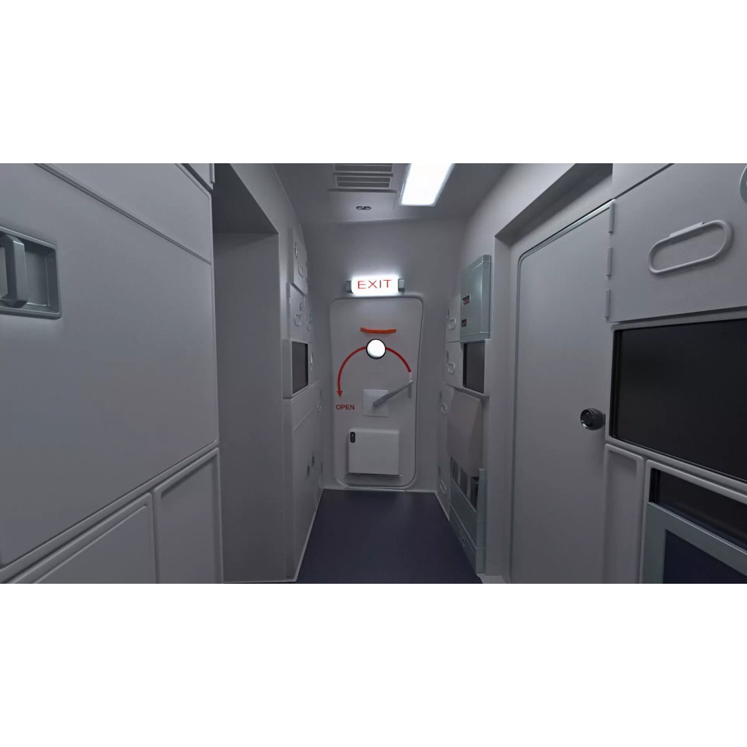 United Airlines Boeing 737 3D Model – High Poly Aircraft with Cockpit and Cabin - View 56