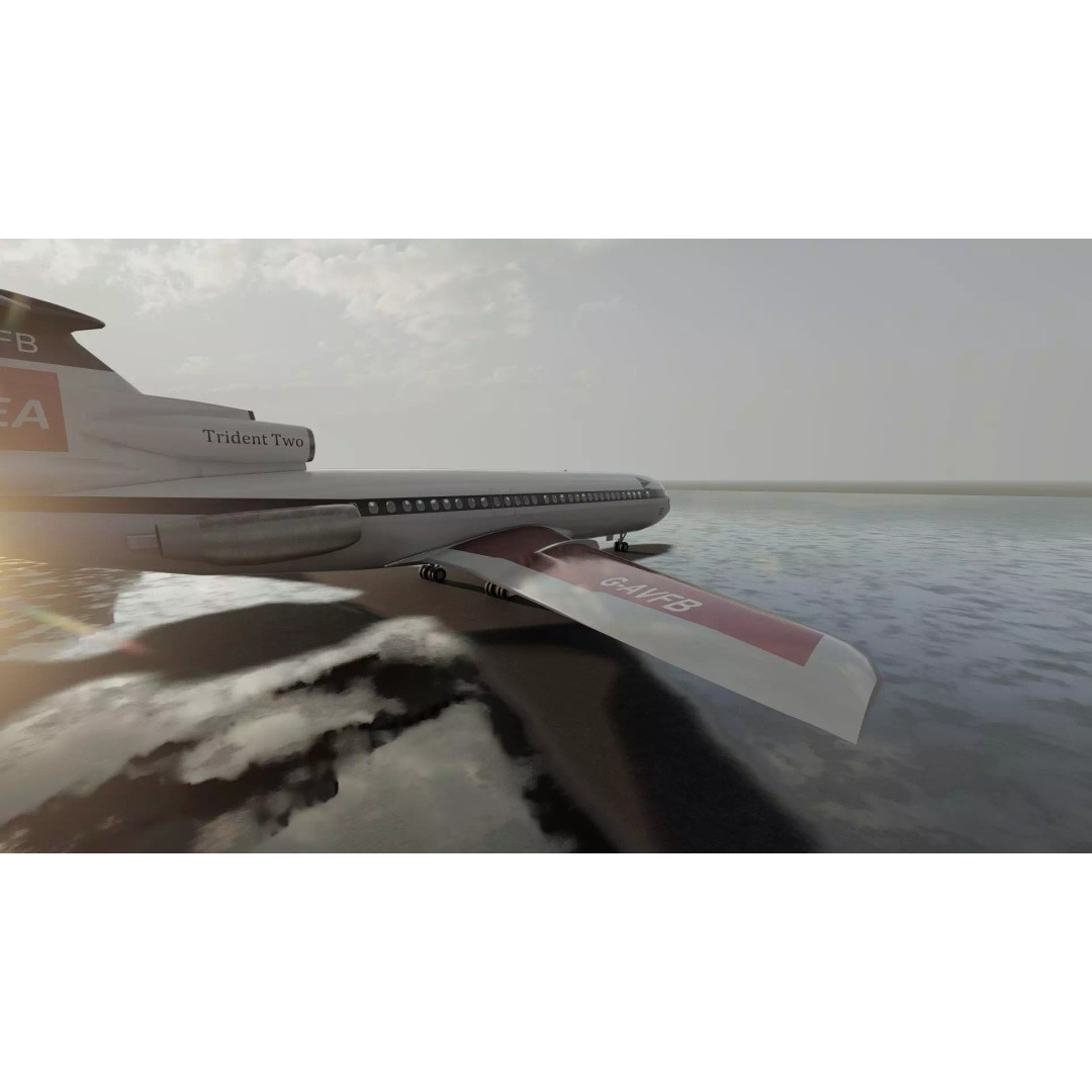Hawker Siddeley Trident 3D Model – Textured Aircraft with Interior - View 14