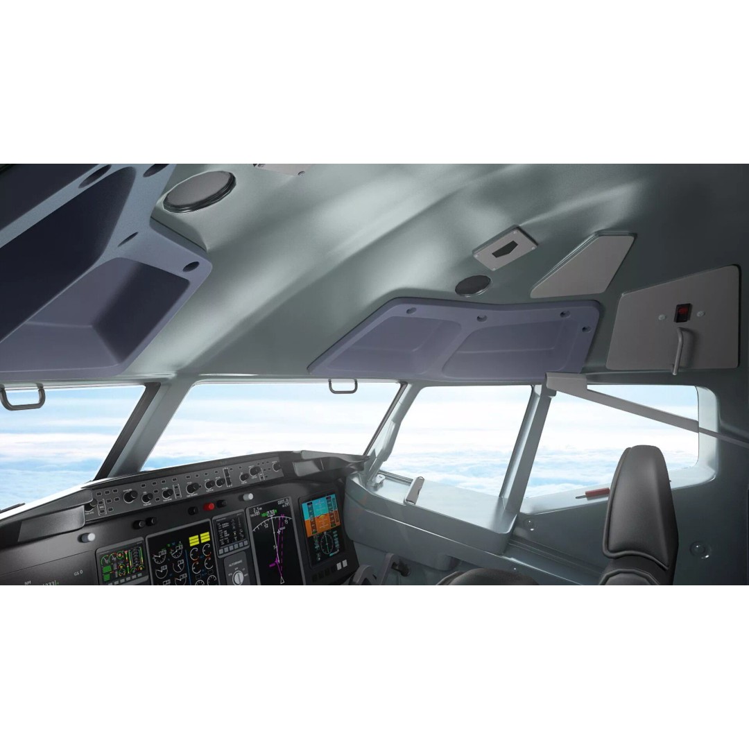 Boeing 737-900 3D Model – Rigged Commercial Aircraft with Interior - View 20