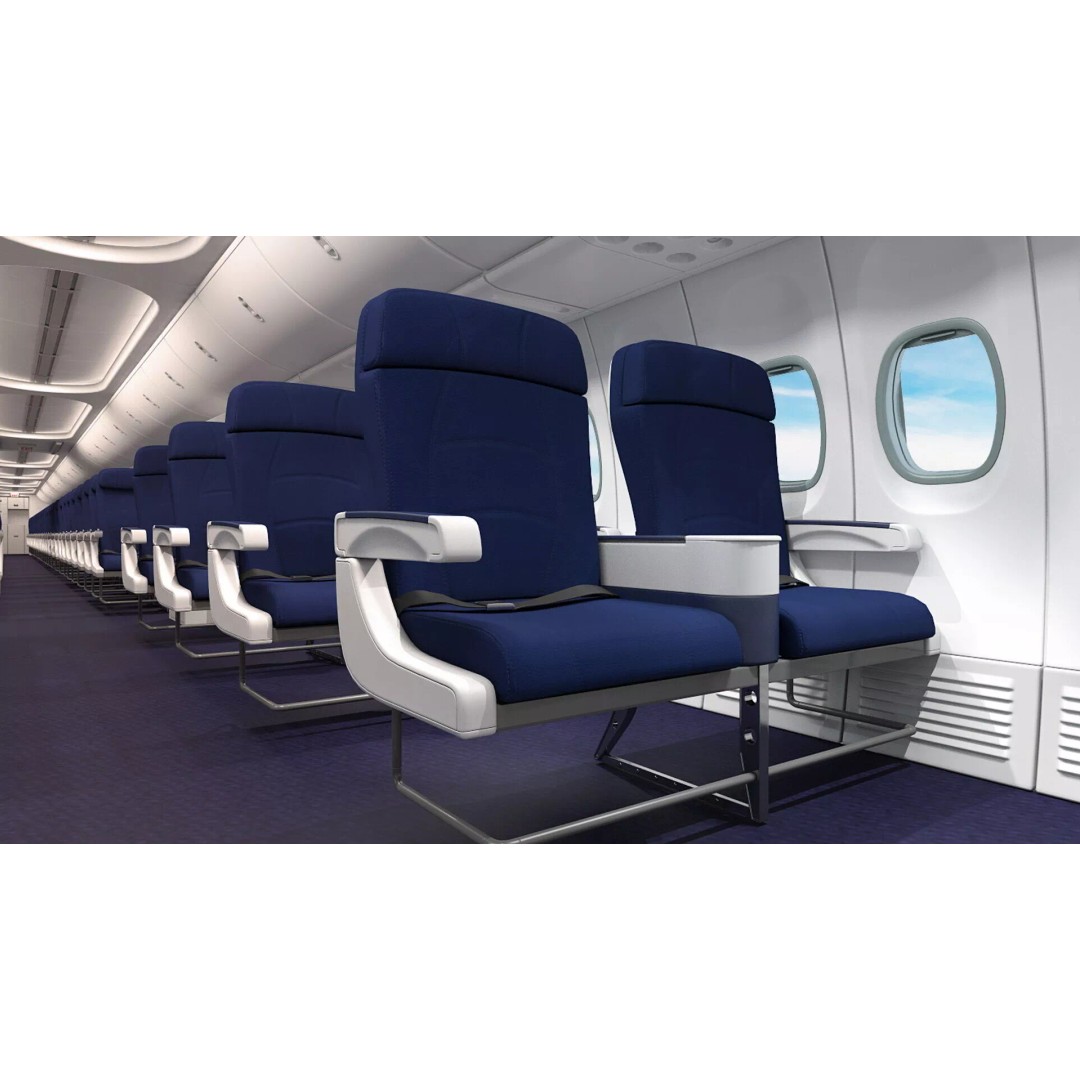 Boeing 737-900 3D Model – Rigged Commercial Aircraft with Interior - View 26