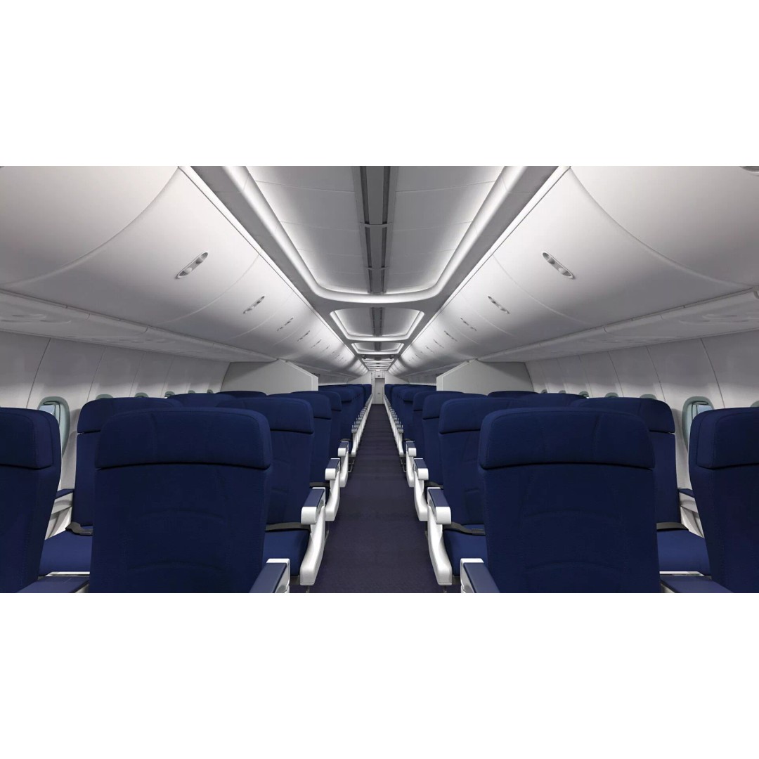 Boeing 737-900 3D Model – Rigged Commercial Aircraft with Interior - View 27