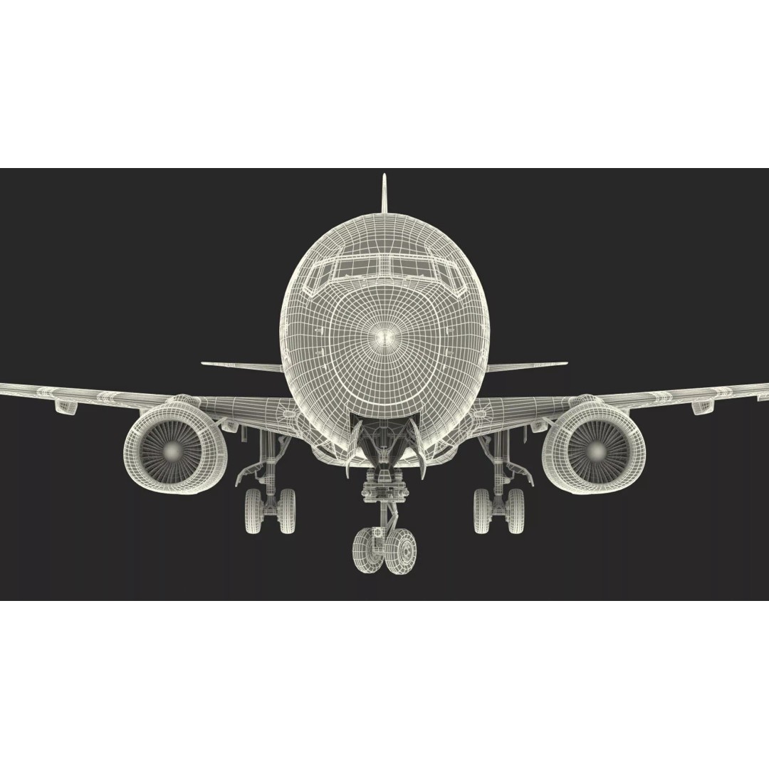 Boeing 737-900 3D Model – Rigged Commercial Aircraft with Interior - View 43