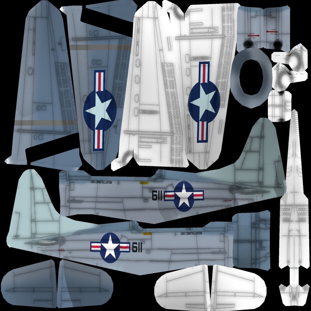 Douglas SBD Dauntless 3D Model – Low Poly Military Aircraft, FBX