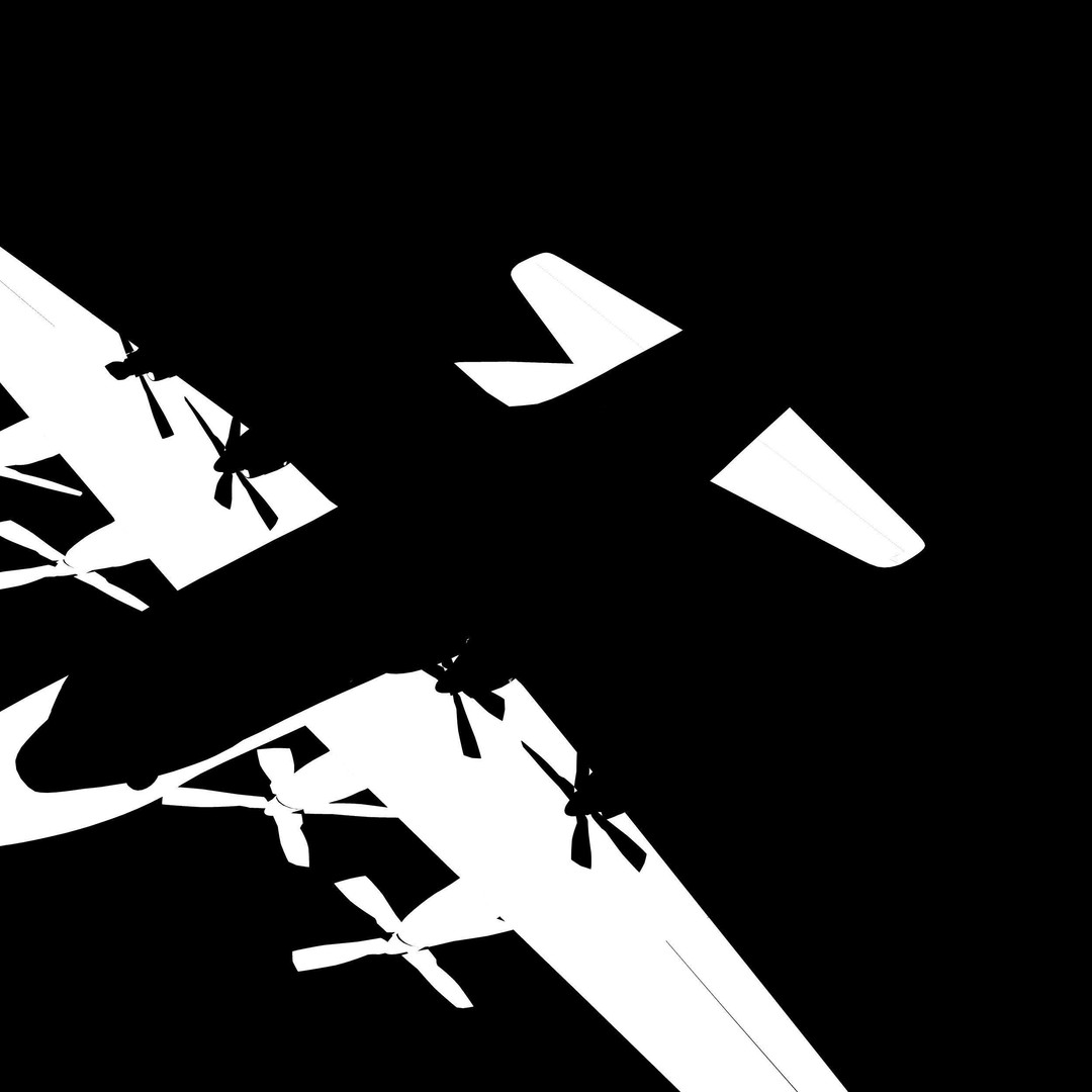 World War II German Military Aircraft 3D Model – Low Poly Game Asset, FBX