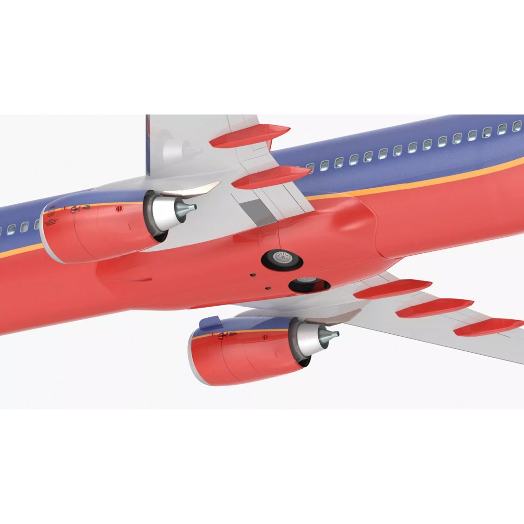 Boeing 737-800 3D Model – Rigged Aircraft with Interior, FBX, PBR - View 21