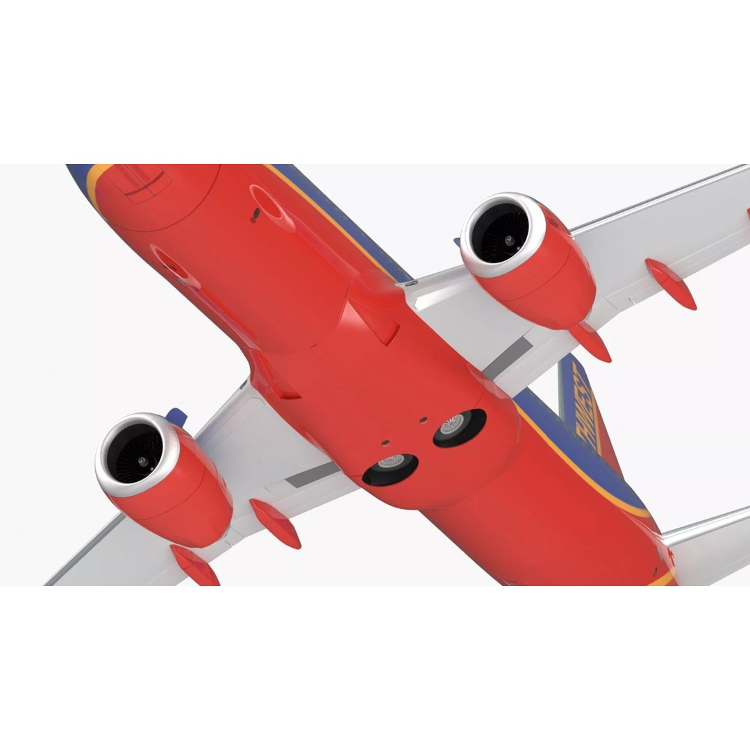 Boeing 737-800 3D Model – Rigged Aircraft with Interior, FBX, PBR - View 23