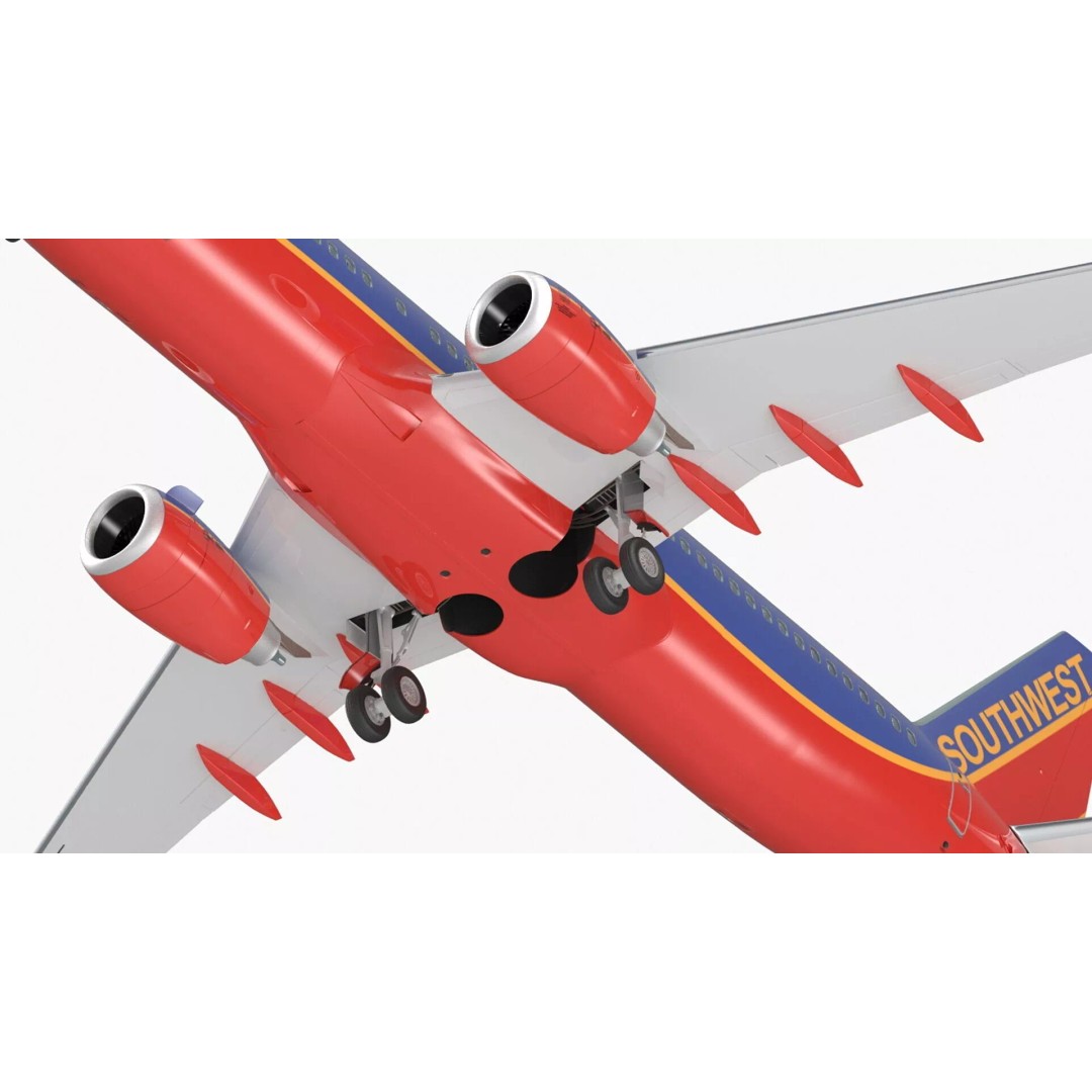 Boeing 737-800 3D Model – Rigged Aircraft with Interior, FBX, PBR - View 24
