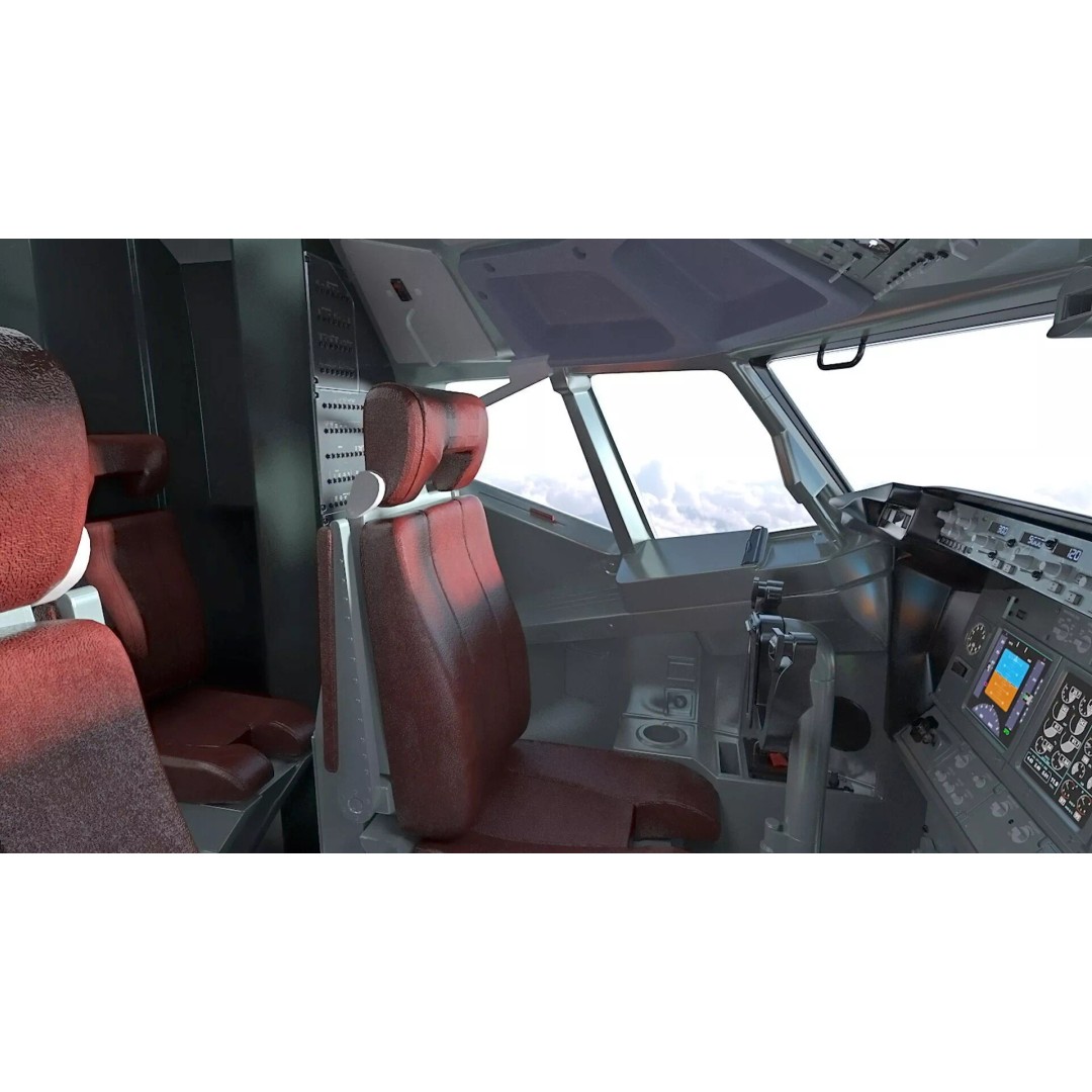 Boeing 737-800 3D Model – Rigged Aircraft with Interior, FBX, PBR - View 32