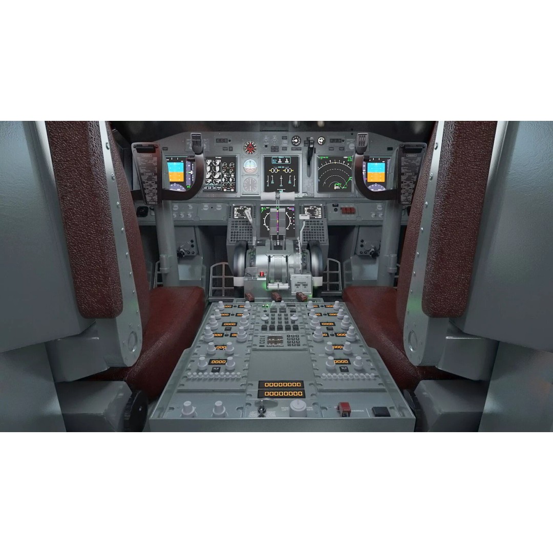 Boeing 737-800 3D Model – Rigged Aircraft with Interior, FBX, PBR - View 40