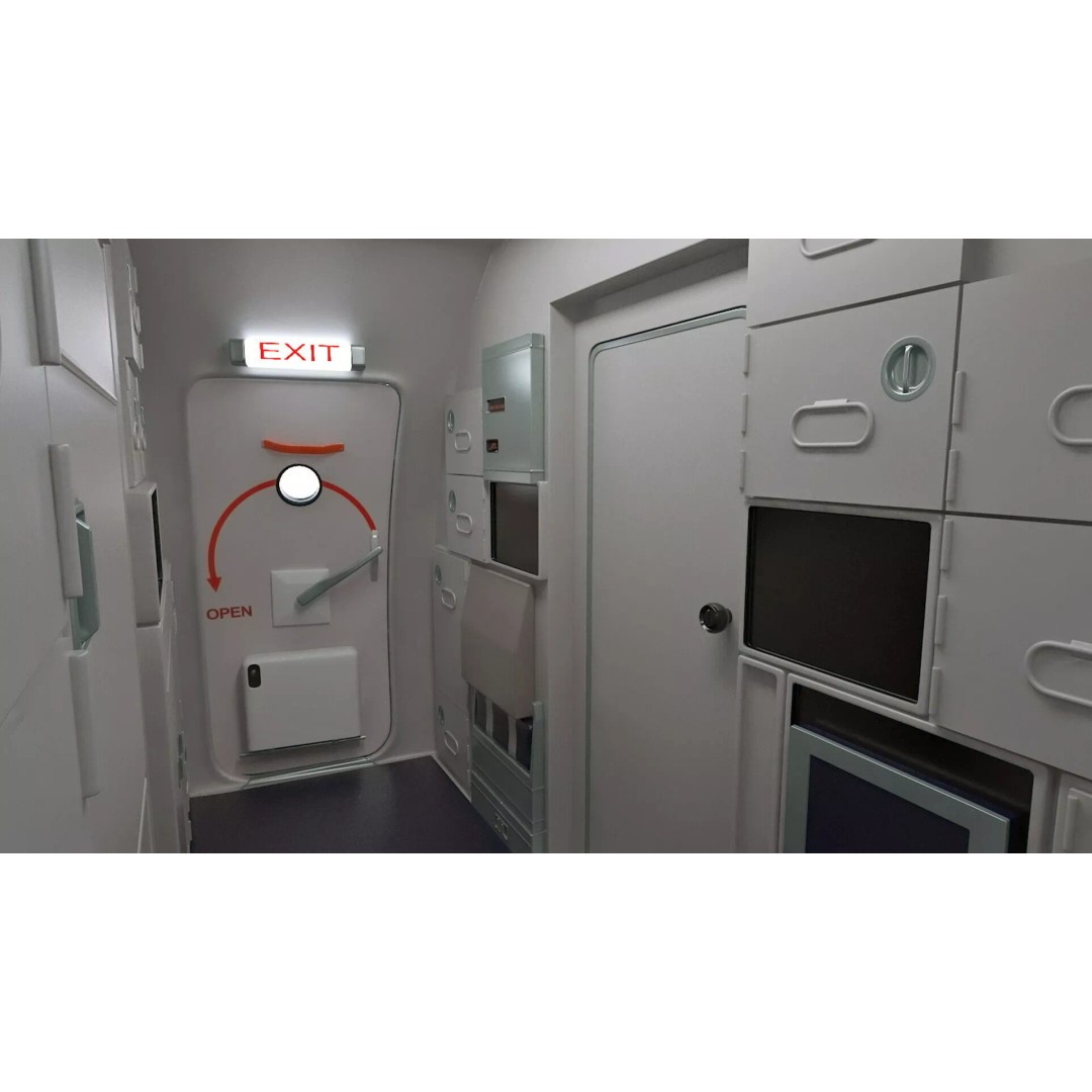 Boeing 737-800 3D Model – Rigged Aircraft with Interior, FBX, PBR - View 46
