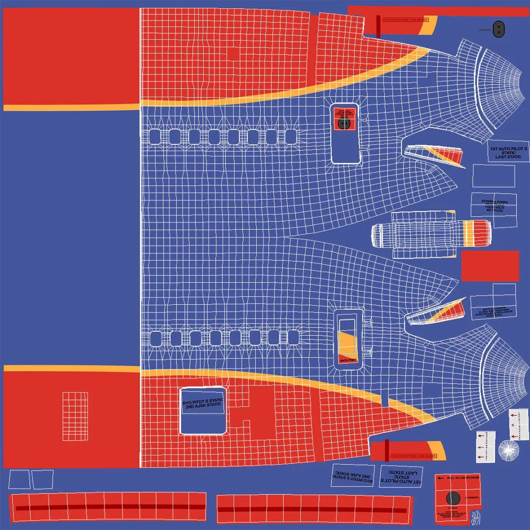 Boeing 737-800 3D Model – Rigged Aircraft with Interior, FBX, PBR - View 60