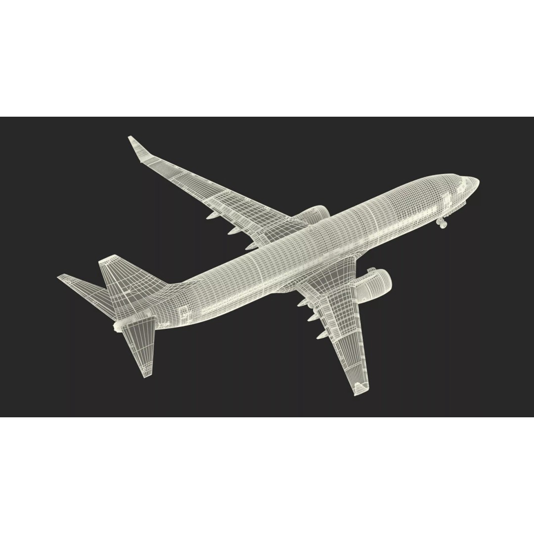Boeing 737-800 3D Model – Rigged Aircraft with Interior, FBX, PBR - View 64