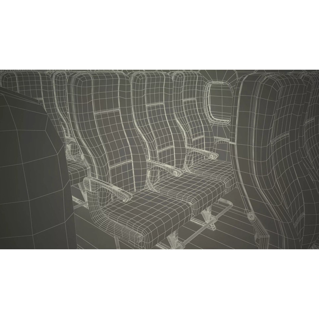 Boeing 737-800 3D Model – Rigged Aircraft with Interior, FBX, PBR - View 74